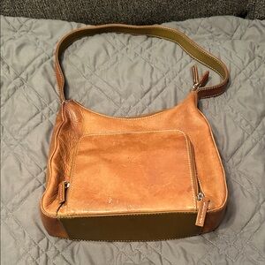 Sonoma Tan and Brown Shoulder Bag